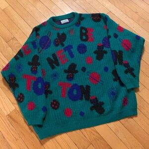 1980s Benetton wool blend sweater — Made in Italy